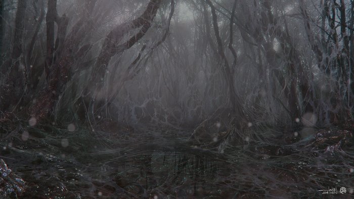 The Upside Down forest by Joshua Min