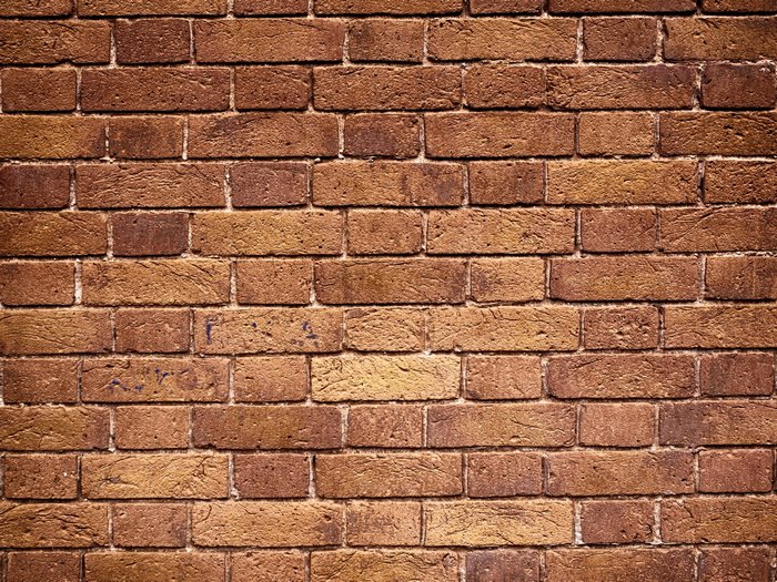 Red brick wall texture