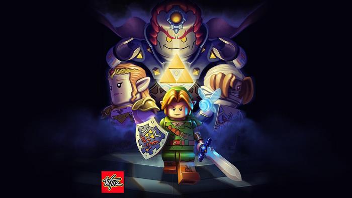 Link, Zelda, Ganondorf, and Sheik from The Legend of Zelda