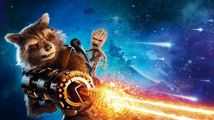 Rocket Raccoon and Groot from Guardians of the Galaxy Vol. 2