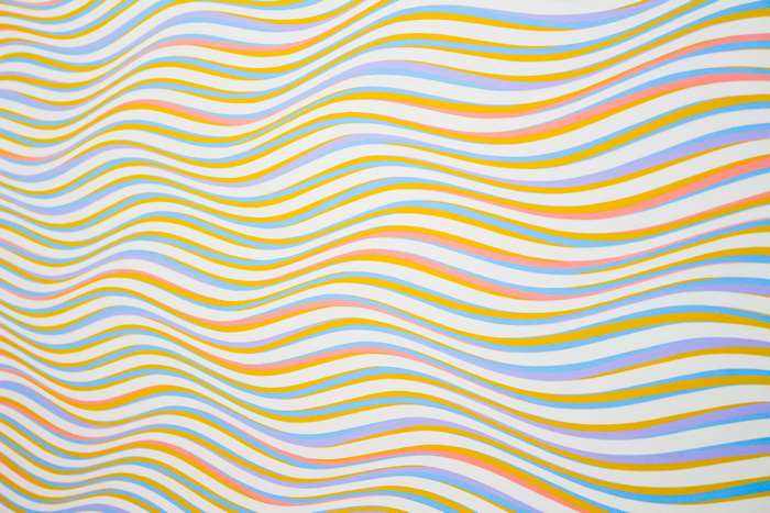 Abstract wavy lines pattern 4K
