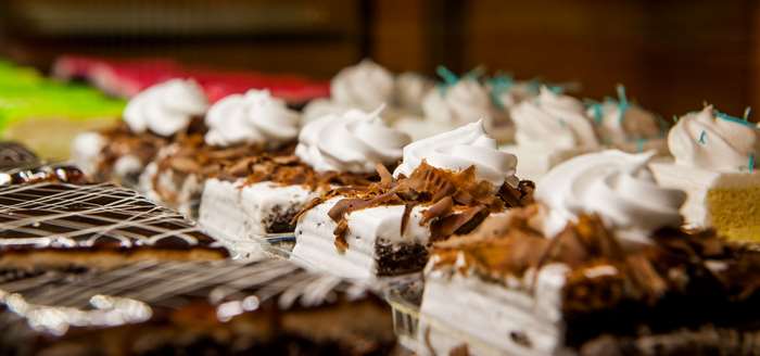 Assortment of cakes and pastries
