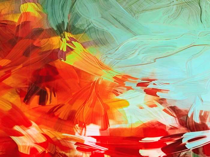 Abstract colorful painting 4K