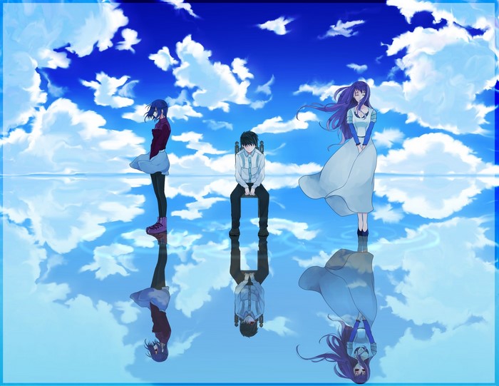 Tokyo Ghoul Characters Reflecting on Water