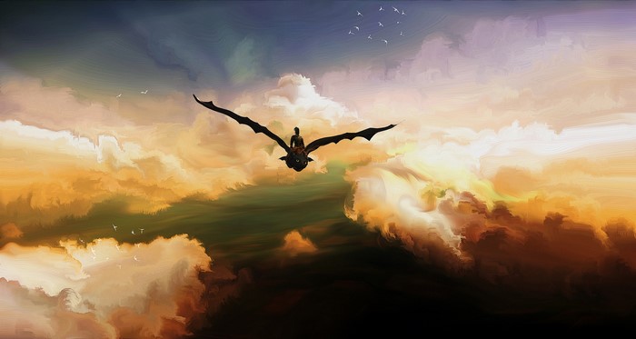 How to Train Your Dragon 3 Soaring Night Fury 4K