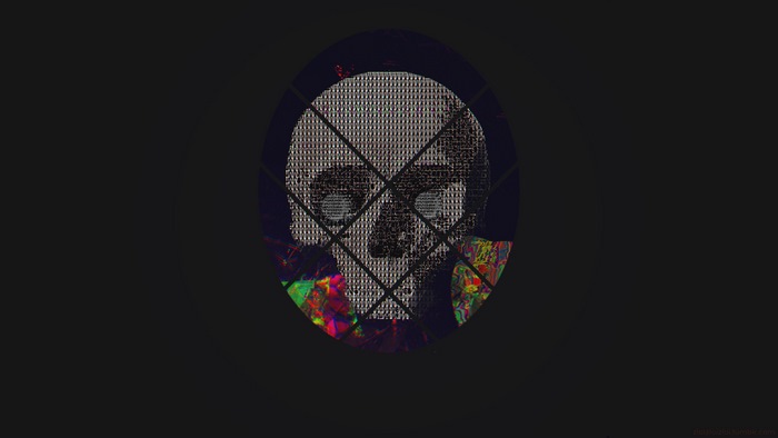 Abstract Skull Artwork 4K