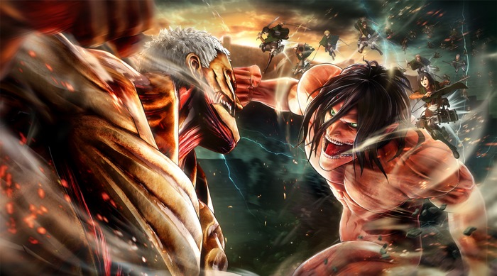 Attack on Titan 4K Intense Titan Battle