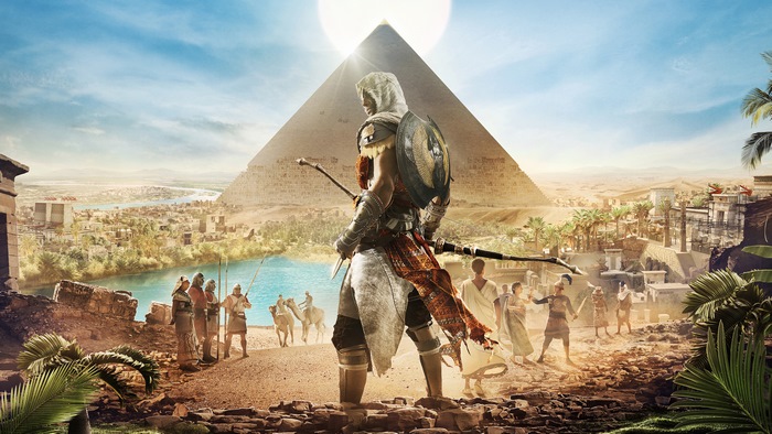 Bayek from Assassin's Creed Origins in Egypt