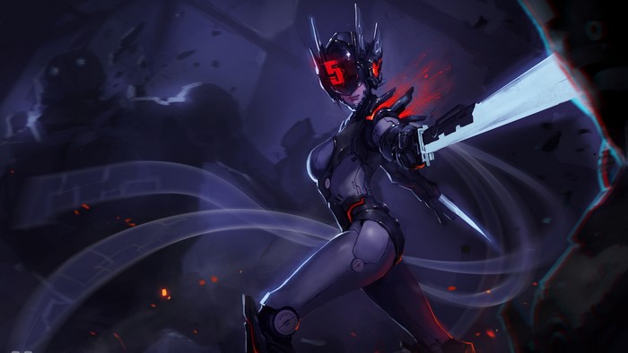 Fiora from League of Legends 4K