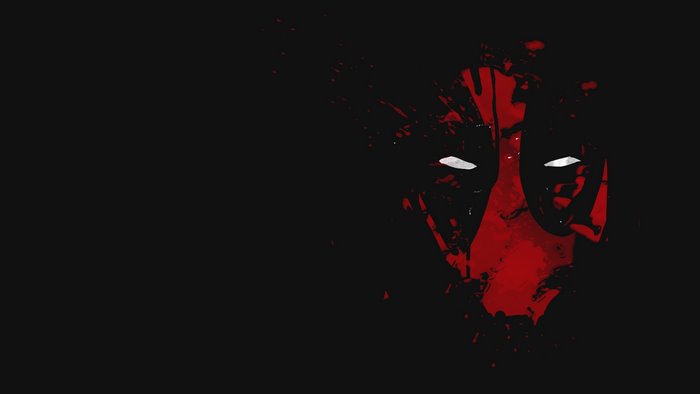 Deadpool abstract digital art 4K