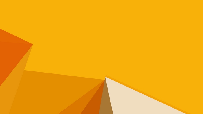 Abstract orange and yellow geometric shapes 4K