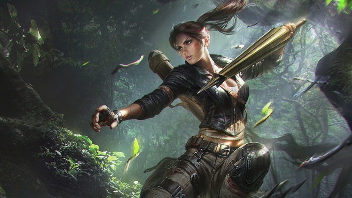 Lara Croft from Tomb Raider artwork