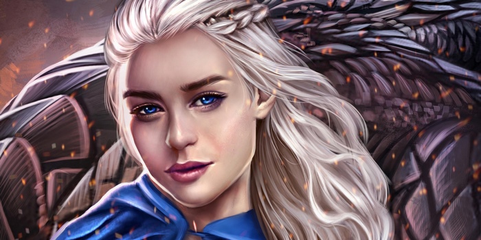 Daenerys Targaryen from Game of Thrones digital art