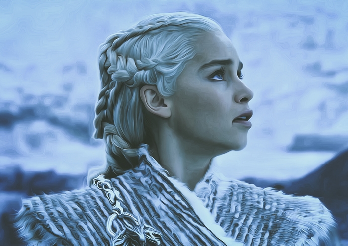 Daenerys Targaryen from Game of Thrones artwork