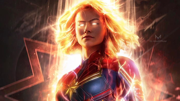 Captain Marvel from Marvel Artwork