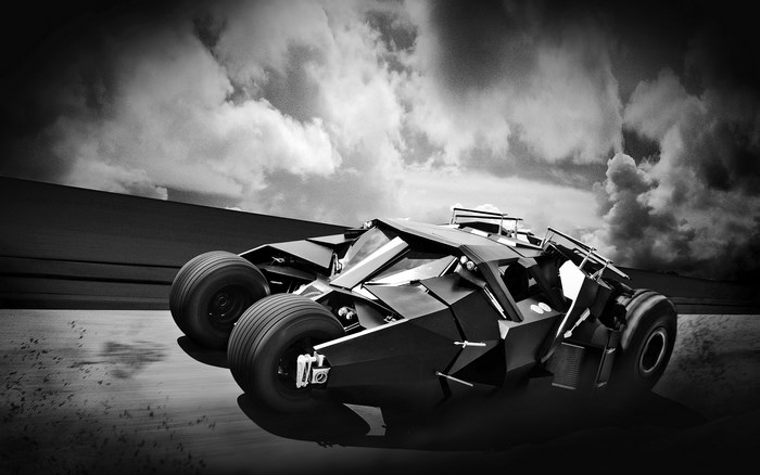 The Batmobile from The Dark Knight 4K