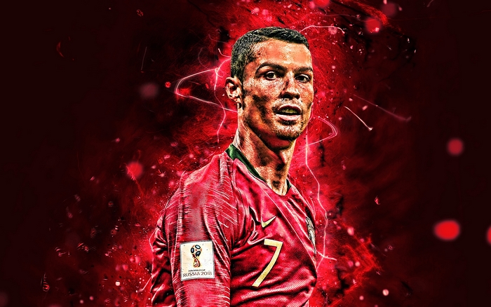Cristiano Ronaldo in Portugal National Team Jersey