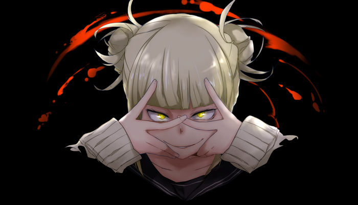 Himiko Toga Intense Yellow-Eyed Stare