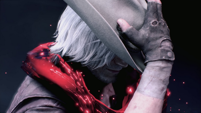Dante in Red Scarf and Cowboy Hat Devil May Cry 5