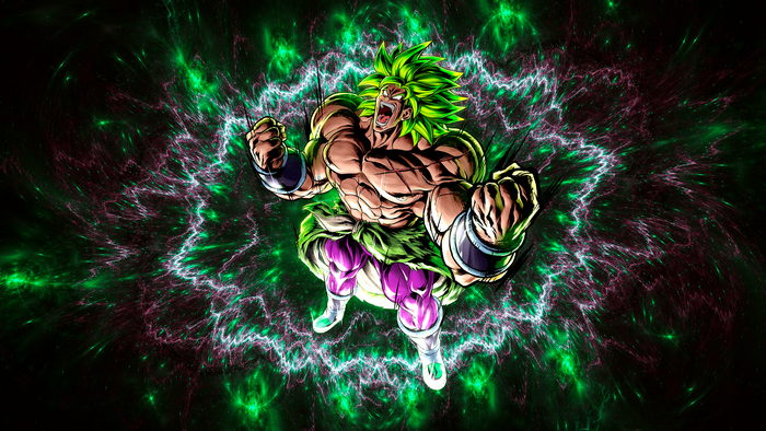 Broly Power Surge in Dragon Ball Super