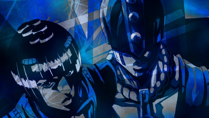 Bruno Buccellati and Sticky Fingers from JoJo's Bizarre Adventure