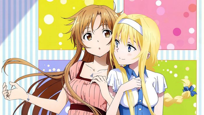 Asuna Kagurazaka and Alice Zuberg from Sword Art Online