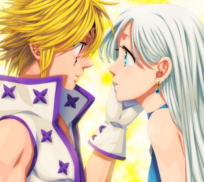 Meliodas and Elizabeth Liones from The Seven Deadly Sins