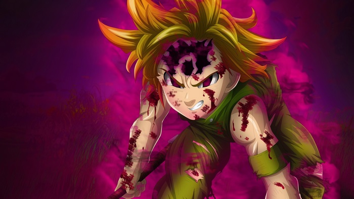 Meliodas Fierce Battle Stance from The Seven Deadly Sins