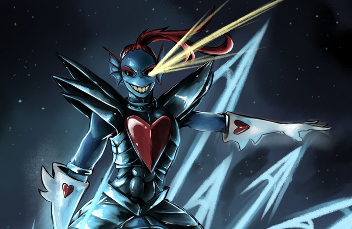 Undyne the Undying from Undertale