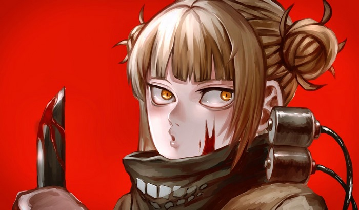 Himiko Toga from My Hero Academia with Knife