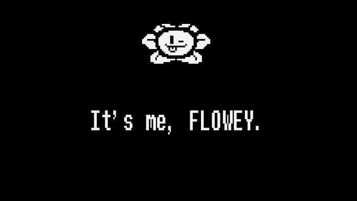 Flowey from Undertale text screen