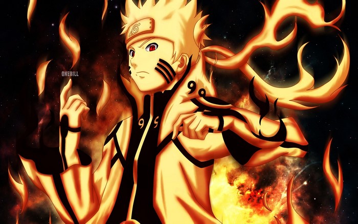 Naruto Uzumaki in Kurama Chakra Mode