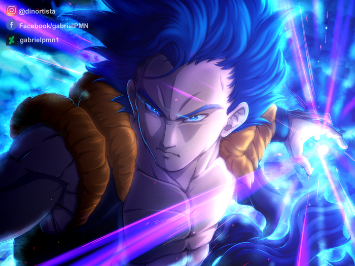Gogeta Super Saiyan Blue from Dragon Ball
