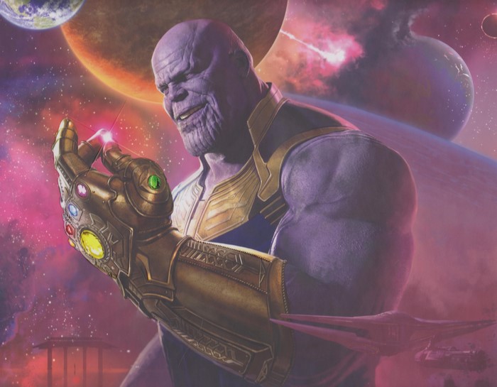 Thanos with the Infinity Gauntlet