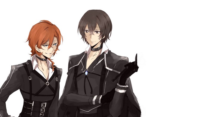 Chuuya Nakahara and Osamu Dazai from Bungou Stray Dogs
