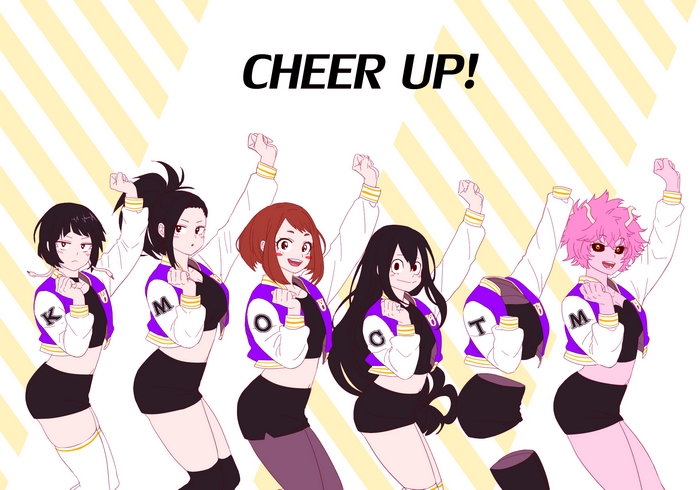 My Hero Academia Cheer Up Group Pose
