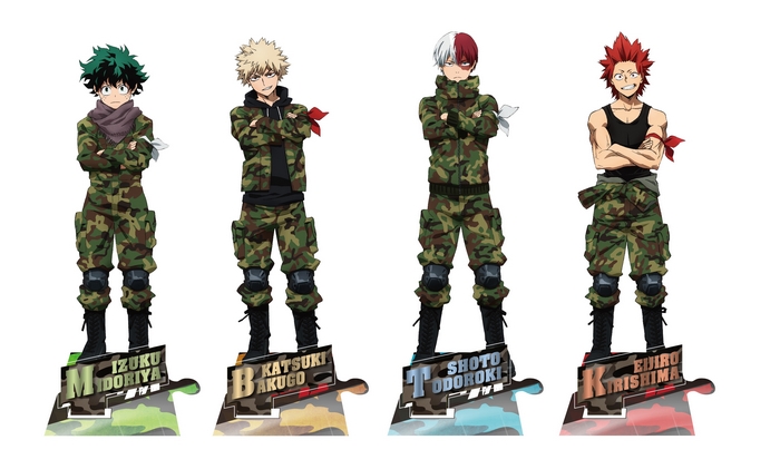 My Hero Academia Characters in Camouflage Uniforms