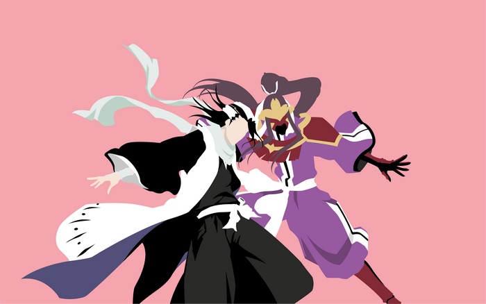 Byakuya Kuchiki and Senbonzakura from Bleach