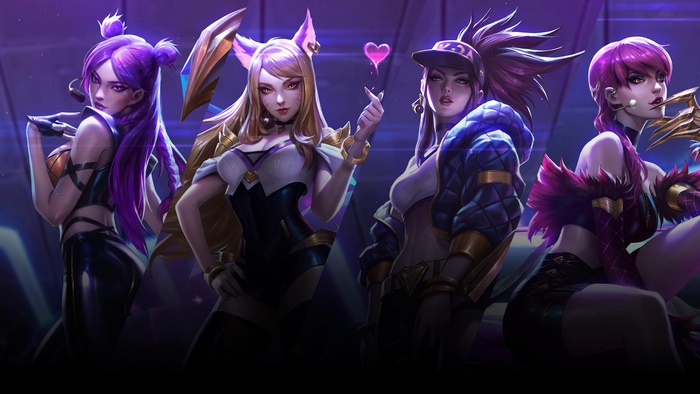 K/DA members from League of Legends