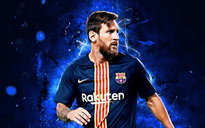 Lionel Messi of FC Barcelona