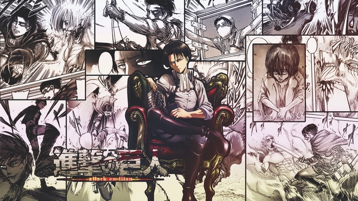 Levi Ackerman in Attack on Titan Manga Montage