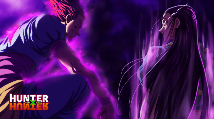 Hisoka and Illumi from Hunter x Hunter