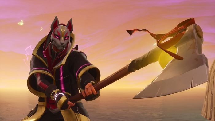 Drift from Fortnite with an axe