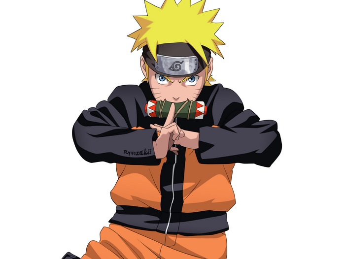 Naruto Uzumaki Performing Ninja Hand Sign