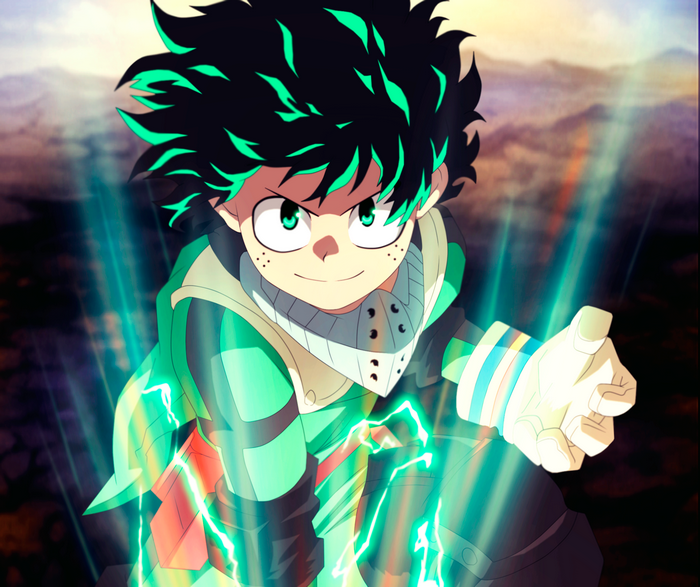 Izuku Midoriya from My Hero Academia