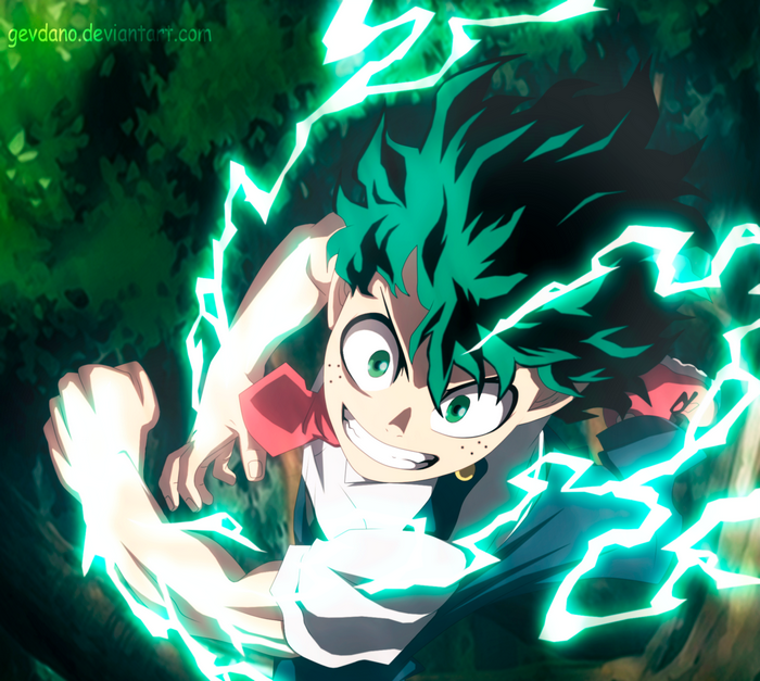 Izuku Midoriya from My Hero Academia
