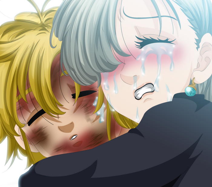 Elizabeth Liones and Meliodas from The Seven Deadly Sins