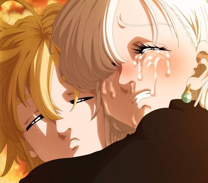 Elizabeth Liones and Meliodas from The Seven Deadly Sins