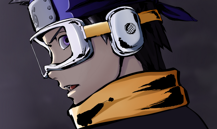 Obito Uchiha in Determined Side Profile