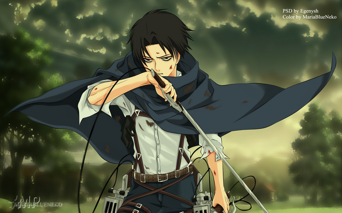 Levi Ackerman Ready for Battle